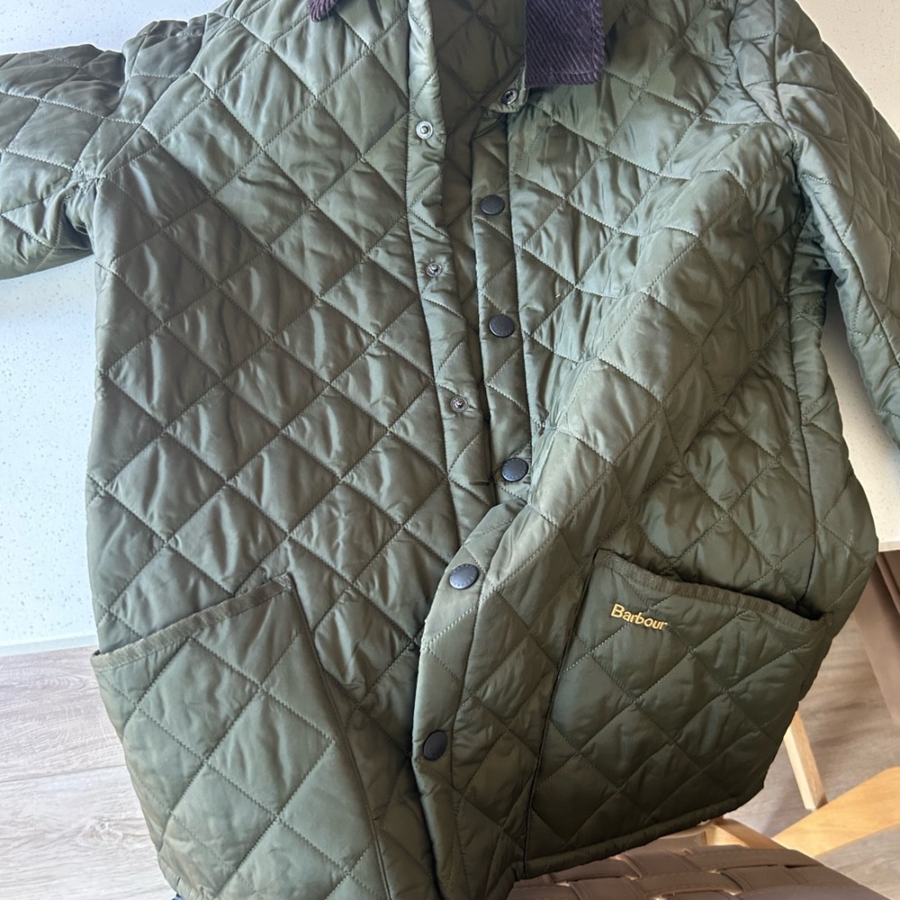 Barbour Men's Quilted Jacket - Olive Green